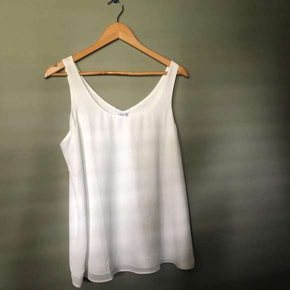 Reversible white tank top - Picture 2 of 4